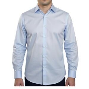 Selected Homme Baby Blue Button-Down Shirt